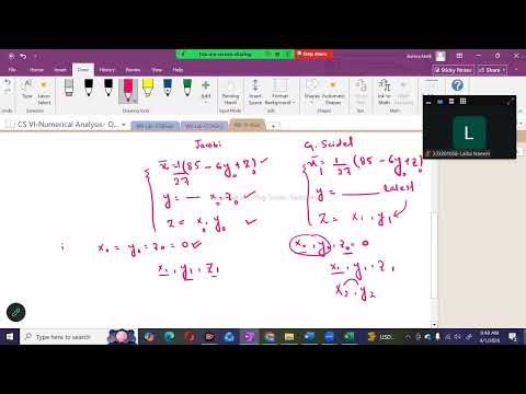 Jacobi Method | Numerical Analysis | Iterative Method | Problem-01