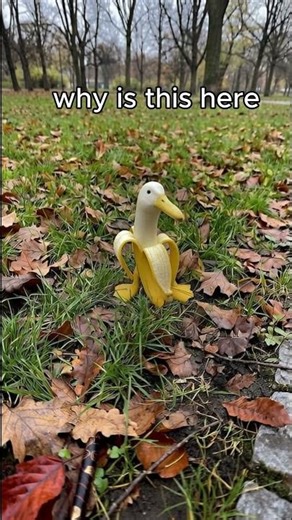 ▶️ Peeled Banana Duck Face Garden Decor – This Makes Zero Sense ( # 3050 )