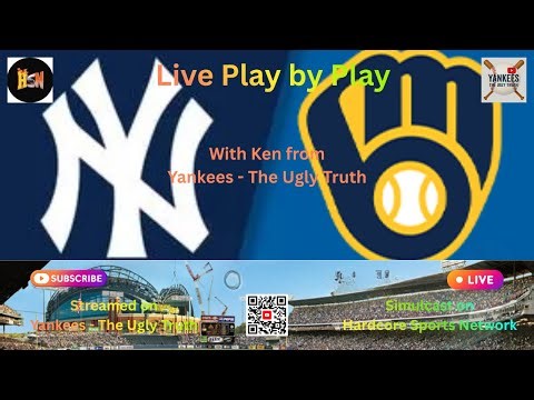 Live New York Yankees vs Milwaukee Brewers - Game 2 - Play by Play