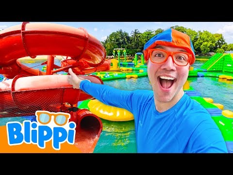 Going to a WATERPARK in SINGAPORE 🌊🛝 Epic Slides and Floating Obstacle Course