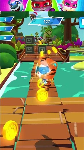 Talking Tom Gold Run Agent Angela VS Talking Tom Hero Dash Tiger Ginger Funny Fails & Falls Moments