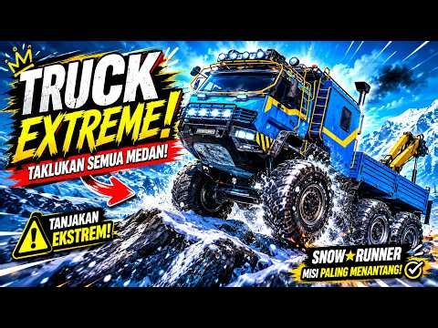 I Thought This Route Was Easy... Then THIS Happened! | SnowRunner Mission