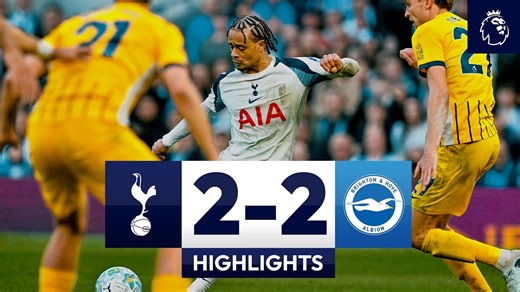 Spurs 2-2 Brighton | Premier League Highlights
