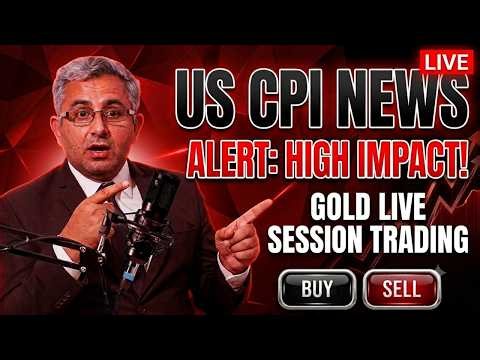 CPI News Live Trading Session 1718 | XAU USD Analysis Education with Practical #gold #xauusd