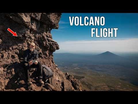 Climbing a Volcano to fly a Drone (7,300 FT)