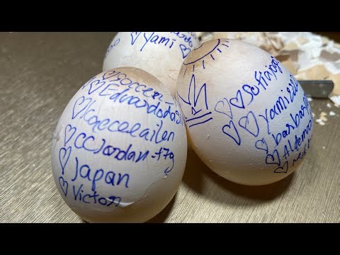 RAW EGG PEELING LIVE