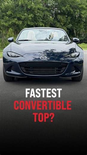 The Mazda MX-5 Miata Has The FASTEST Convertible Top In the World 👀