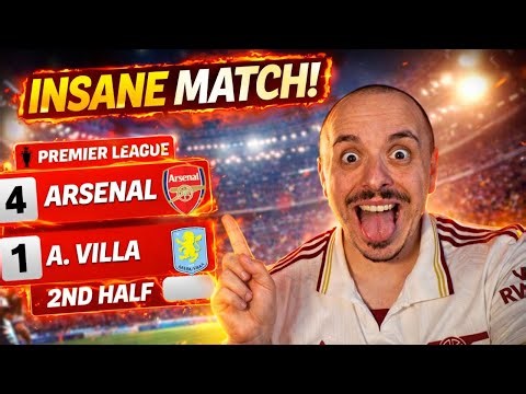 ARSENAL 4-1 ASTON VILLA REACTION! 🔥 Big Statement | Gunners Extend Title Lead! ⚽🔴⚪