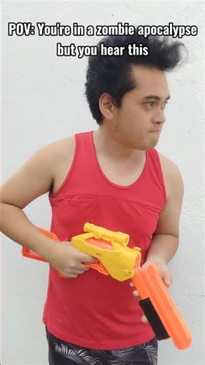 When you're in a zombie apocalypse but you hear this...😂💀 #shorts #comedy #viral