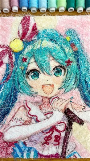 Miku painting challenge #mikuhatsune #challenge