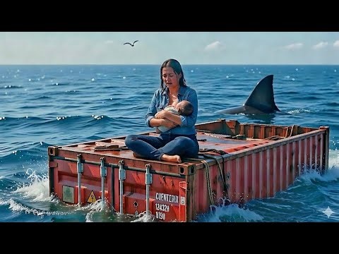 30 Days Trapped in the Middle of the Ocean with a Newborn! | Nowhere 2023 Movie Explained in English