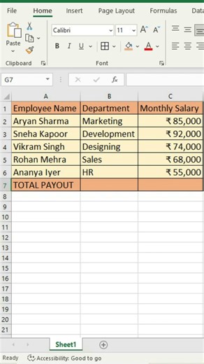 Stop Typing SUM Formulas! Use Shortcut Key of SUM function in Excel 😱 #ExcelTricks