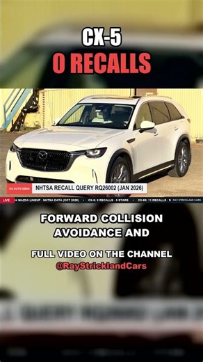 2024 Mazda Buyer's Guide: The CX-5 Has Zero Recalls, the CX-90 Has 11 #shorts