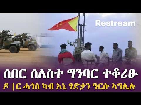 ሰበር ሰለስተ ግንባር ተቆሪፁ |ዶ|ር ሓጎስ ካብ እኒ ፃድቃን ዓርሱ ኣግሊሉ