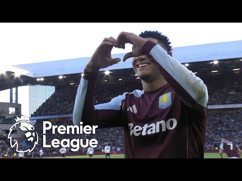 Ollie Watkins ROCKETS Aston Villa 1-0 ahead of Nottingham Forest | Premier League | NBC Sports