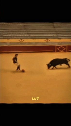 Ronaldo Dribbling Against a Bull ☠️🔥 #footballshorts #ronaldo #shortvideo