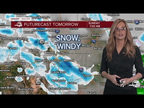 From 70s to snow overnight in Denver, high winds return