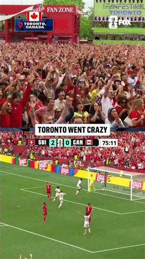 Toronto was loving Promise David's goal for Canada 🗣️
