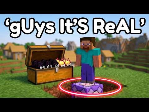 The FUNNIEST Fake Minecraft Speedruns To Watch While You're Doing Something
