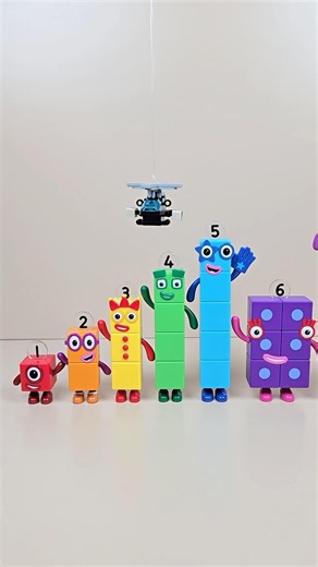 Learn Numbers with Numberblocks & Helicopter 🚁🧱 | Numberblocks Toys Fun #numberblocks #numbers #diy