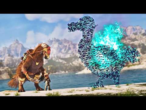 Testing the NEW and IMPROVED THERIZIONSAUR against a BOSS! | ARK ASA Descended #6