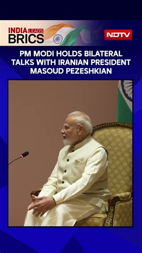 PM Modi Holds Bilateral Talks With Iranian President Masoud Pezeshkian