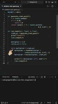 I Built an Aviator Game in Python