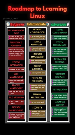 Linux Skills You MUST Learn in Order |#linux #codinglife #programming