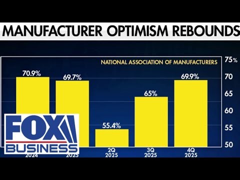 Manufacturers are giving a 'big thumbs up' for the direction the economy is heading, expert ways