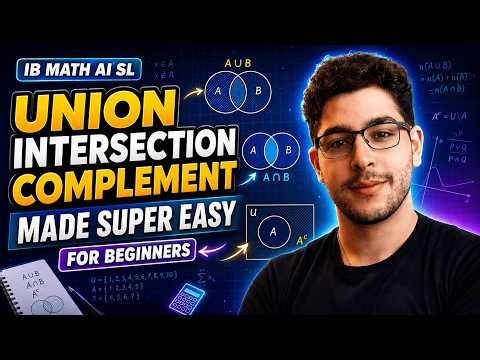 Set Notation Explained | Union, Intersection, Complement & Conditional Probability