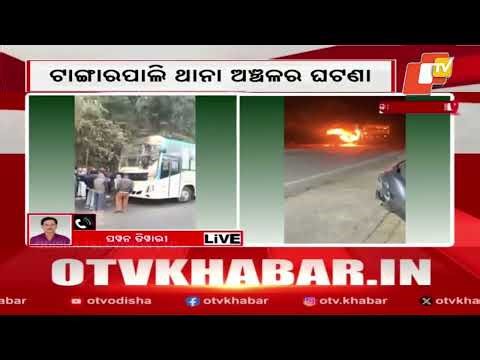 Miscreants Torch Passenger Bus Worth ₹2 Crore in Rourkela