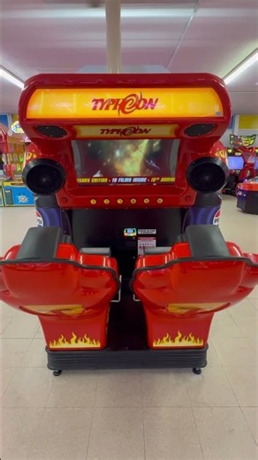 Typhoon Arcade Roller Coaster Game #arcade #typhoon #arcadegames #rollercoaster