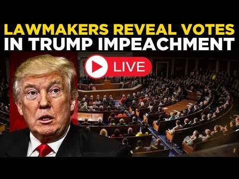 TRUMP IMPEACHMENT VOTE LIVE | Breaking News, House Decides On Articles of Impeachment | US Politics