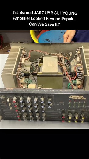 JARGUAR SUHYOUNG Amplifier Repair: Restoring a Burned Unit (Part 1)