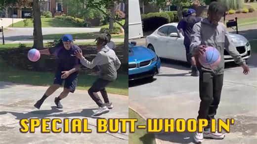 Special butt-whoopin package delivery by FedEx driver