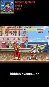 Street Fighter II (SNES) secretly kept time — why your scores reset #RetroGaming #SNES