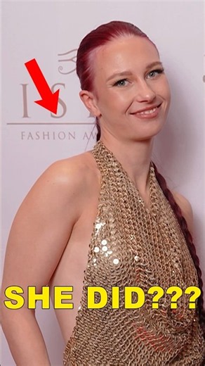 Nina van der Wilde Model Red Carpet Interview Isis Fashion Awards Show #redcarpet #interview