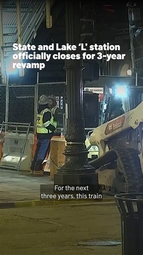 The 130-year-old elevated CTA station will be demolished and replaced with a modern facility featuring a glass canopy, wider platforms and expanded sidewalks beneath. #cta #chicagotraffic #chicagonews | NBC Chicago
