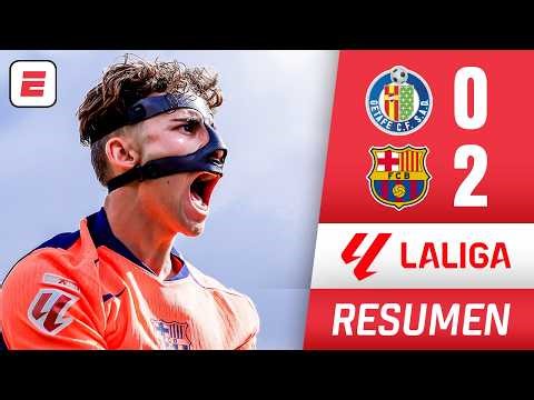 PINTA PARA CAMPEÓN. Barcelona gana 2-0 al Getafe. Le saca 11pts de ventaja al Real Madrid | La Liga
