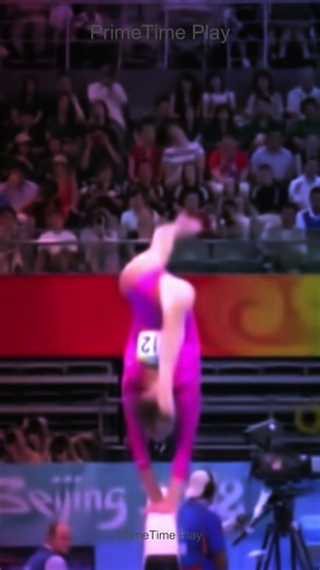 She Didn't Wobble Once 🤯 #Gymnastics #Olympics #BalanceBeam