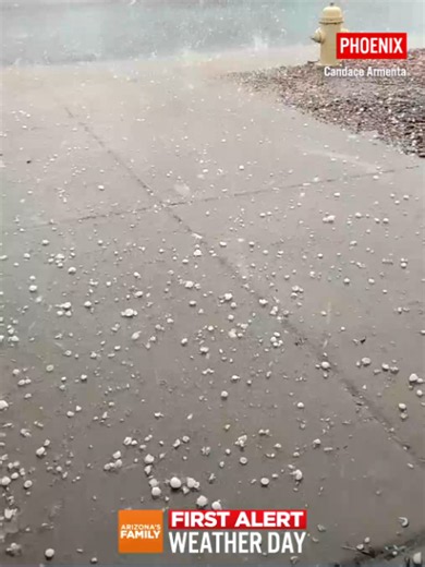 Large Hailstorm Hits Phoenix Valley — Severe Weather Update