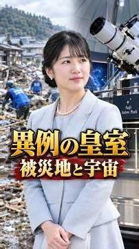 愛子さま、たった一日で「苦悩の現実」と「無限の宇宙」を巡る。この行動に隠されたメッセージ #nipponnow #愛子さま #皇室 #鳥取訪問 #台風7号 #佐治町