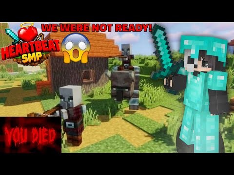 Surviving The Hardest Village Raid In Minecraft SMP! 🏹🔥