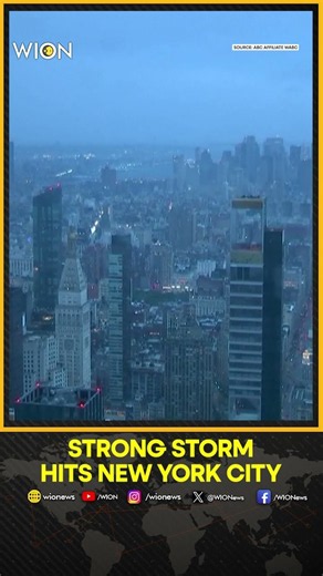 New York Storm: Heavy Rain And Strong Winds Lash New York As Storm Hits East Coast | WION Shorts