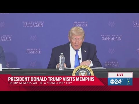 Trump in Memphis: Memphis Safe Task Force roundtable remarks from leaders