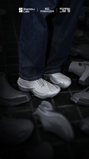 Designed. Printed. Worn. A new chapter in 3D printed footwear begins. Bambu Lab 3D × FORMISM by SCRY Six collaborative designs. FORMISM ARC is now free on MakerWorld. FORMISM PERSONA crowdfunding opens Jan 12, 2026. This is just the beginning ⏳ #BambuLab #BambulabxSCRY #SCRY #Formism #3DPrinting #3DPrintedShoes | Bambu Lab 3D