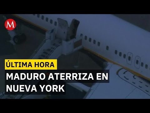 ÚLTIMA HORA: Aterriza en Nueva York avión que transportaba a Maduro y a su esposa