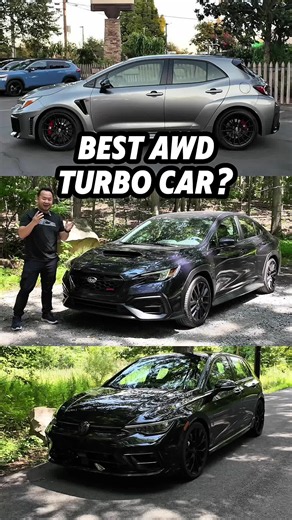 AWD Turbo Showdown: Toyota GR Corolla vs Subaru WRX vs VW Golf R