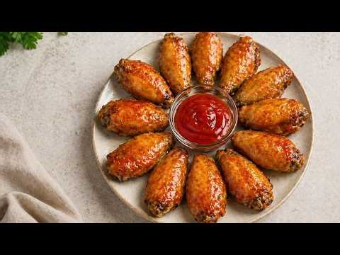 JUICY HONEY CHICKEN WINGS. Easy Oven Recipe That Everyone Loves!