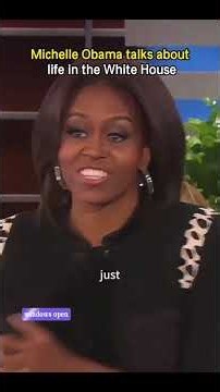 Michelle Obama talks about life in the White House celebrity obama ...